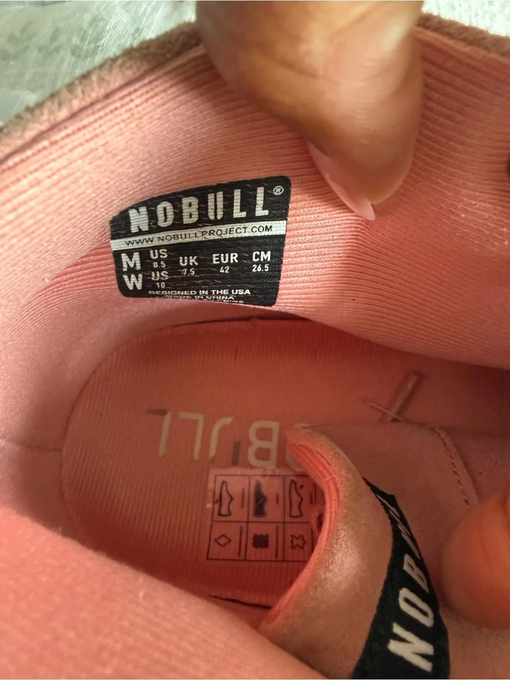 Nobull Pink Perforated Casual Sneakers